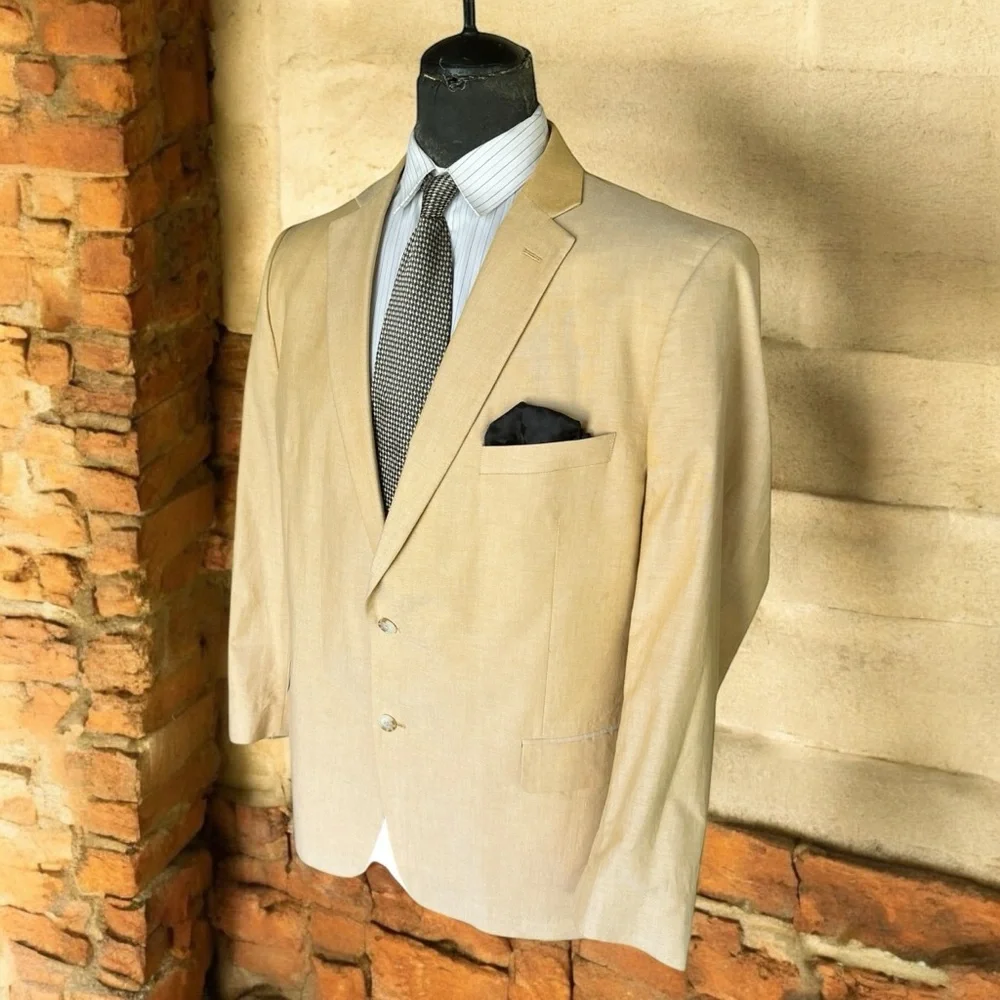 Stafford Tan Sport Coat Classic Fit Versatile Design☑️ - Picture 7 of 12